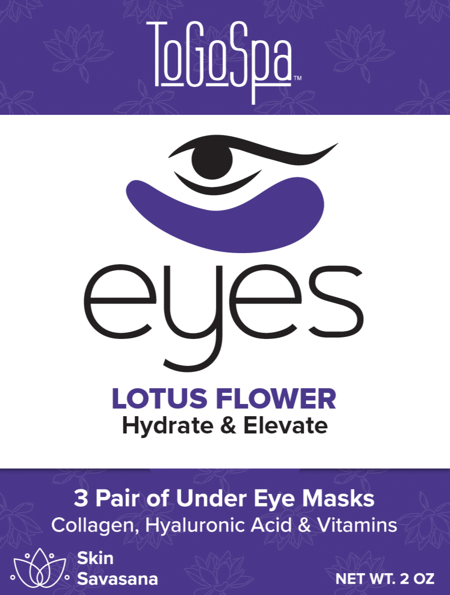 ToGoSpa Eyes Lotus Flower Elevate and Hydrate