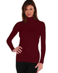 Tees By Tina Long Sleeve Mock Neck Turtleneck (800MN)