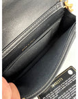 Chanel Caviar Quilted Mini Boy Clutch Wallet on a Chain Black