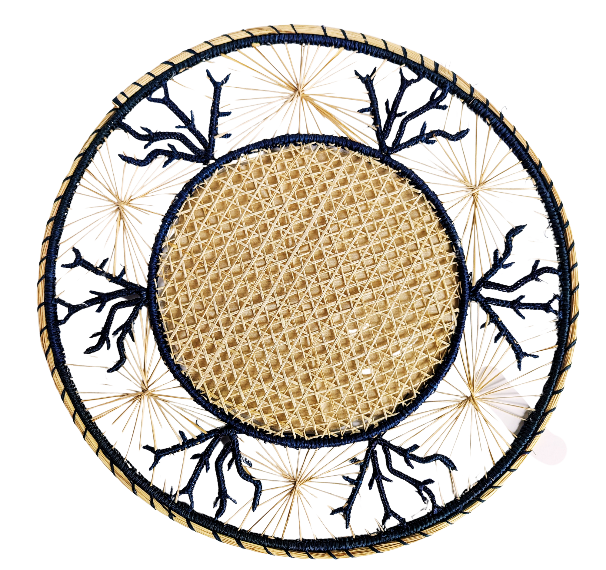 Coral Coastal Handwoven Iraca Placemat