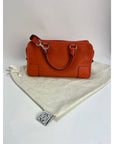 LOEWE Calfskin Amazona 28 Orange Leather Shoulder Bag