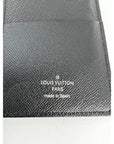 LOUIS VUITTON Epi Brazza Long Black Leather Wallet