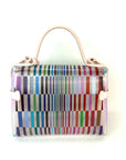 Delvaux PVC Tempete The Eye Catcher Multicolor Satchel Bag
