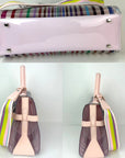 Delvaux PVC Tempete The Eye Catcher Multicolor Satchel Bag