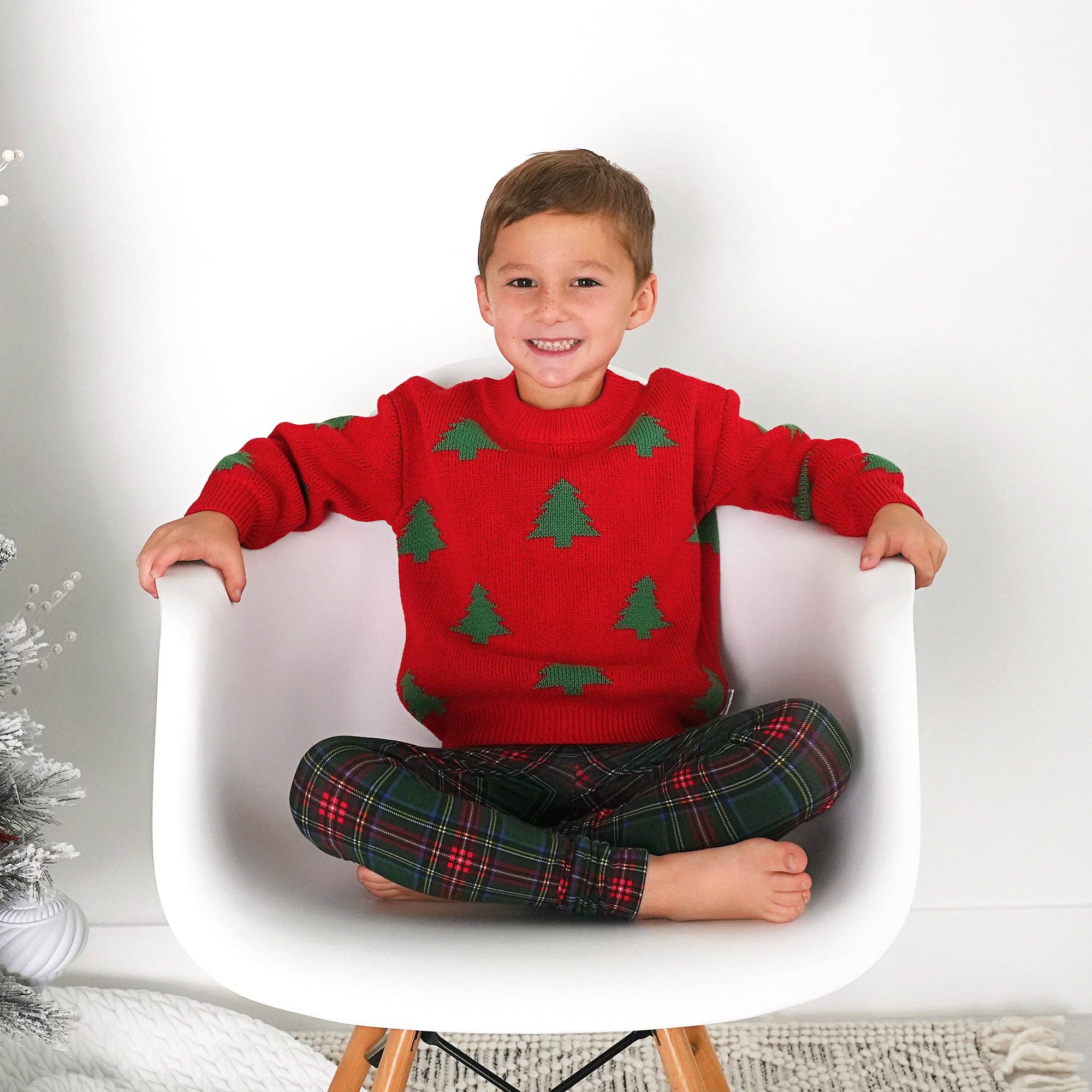 Kane Tartan Leggings Bamboo Baby Childrens Christmas