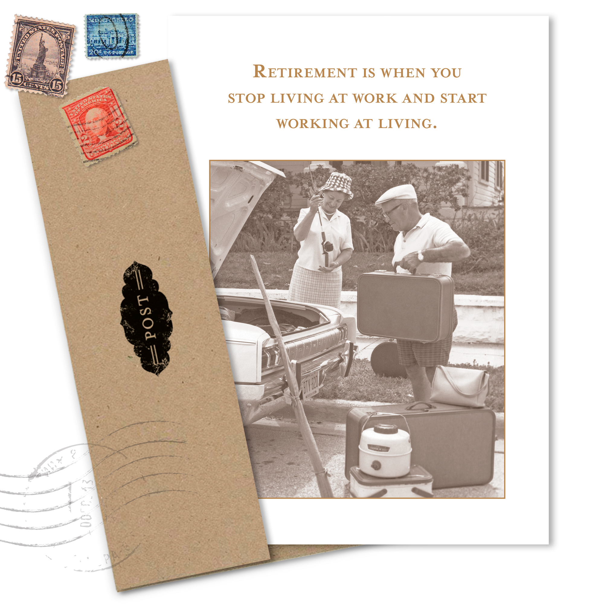 Working At Living Retirement Card