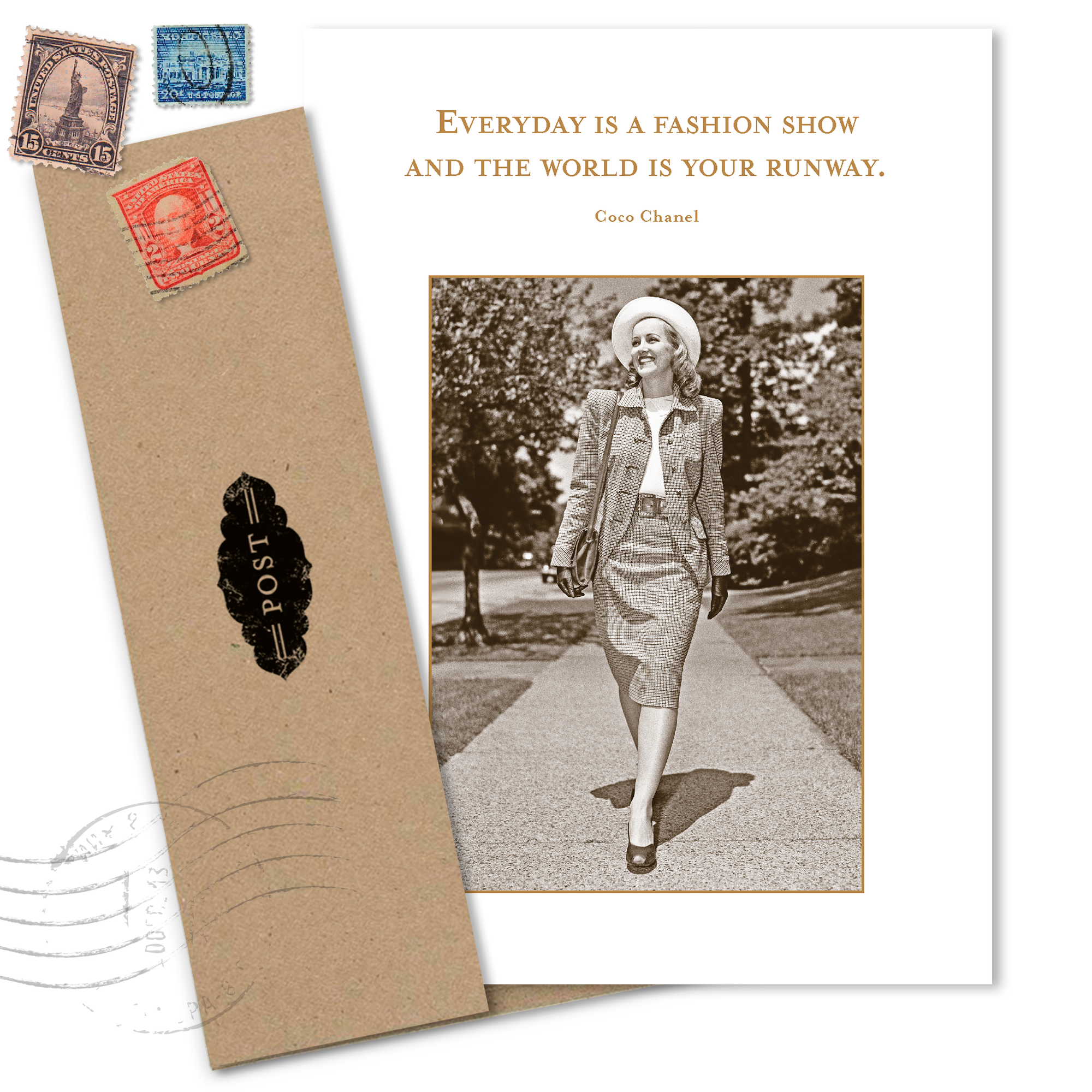 Fashion Show Birthday Card