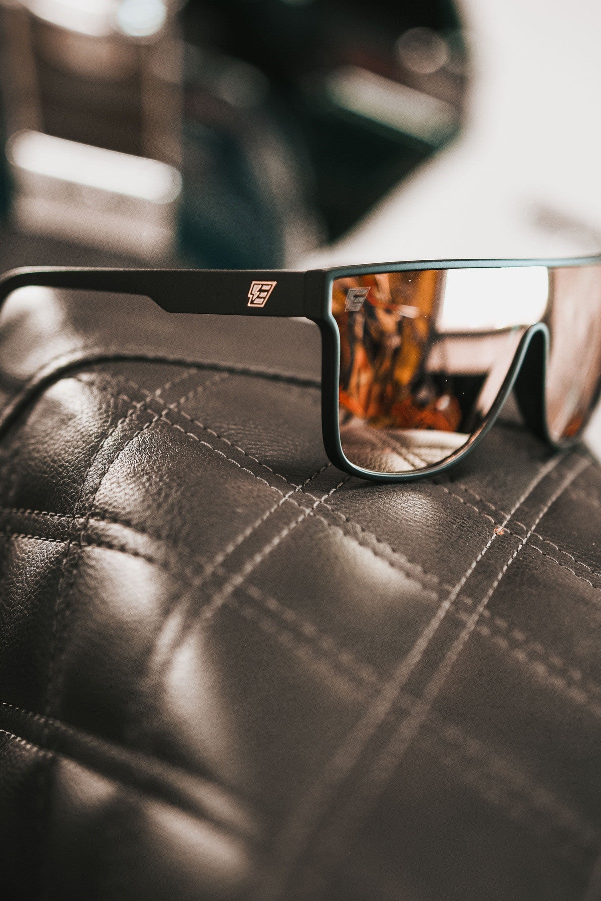 Blockers Rose Gold Lens Polarized