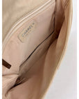 Chanel Lambskin Quilted Pile Ou Face Flap Beige Clair Shoulder Bag