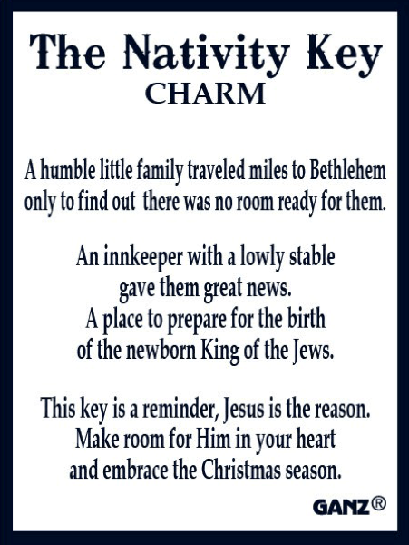 The Nativity Key Charms