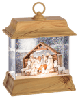 Light Up Shimmer Nativity Lantern
