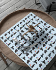 Black Lab Gingham Wrapping Paper