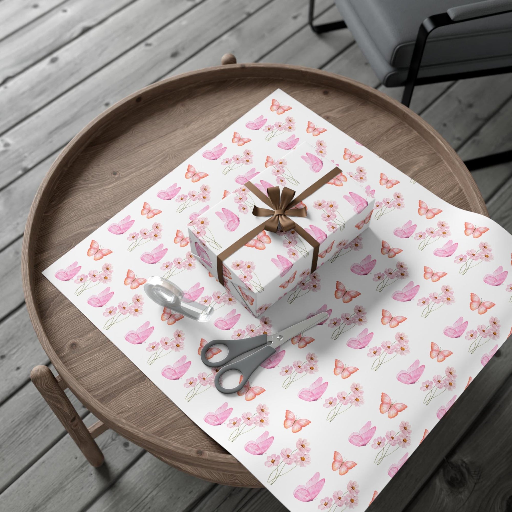 Colorful Butterfly Wrapping Paper