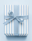 Elegant Blue Striped Wrapping Paper