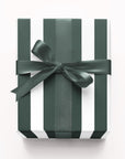 Green Striped Wrapping Paper