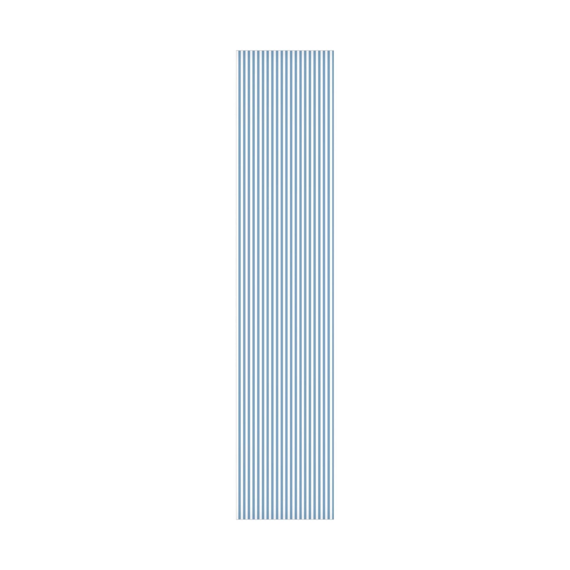 French Blue Striped Wrapping Paper