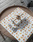 Golden Retriever Gingham Wrapping Paper