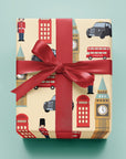 London Themed Wrapping Paper