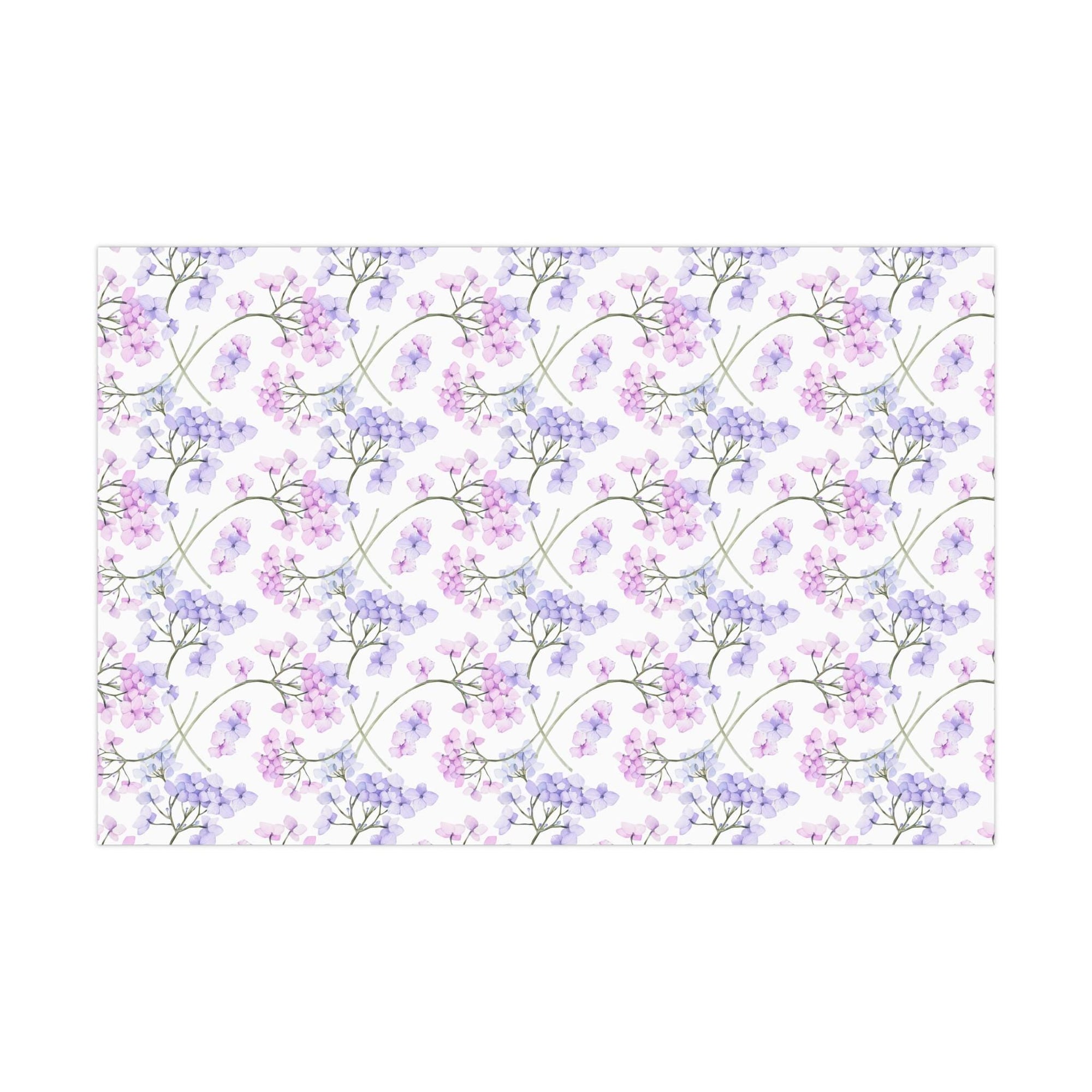Elegant Hydrangea Wrapping Paper