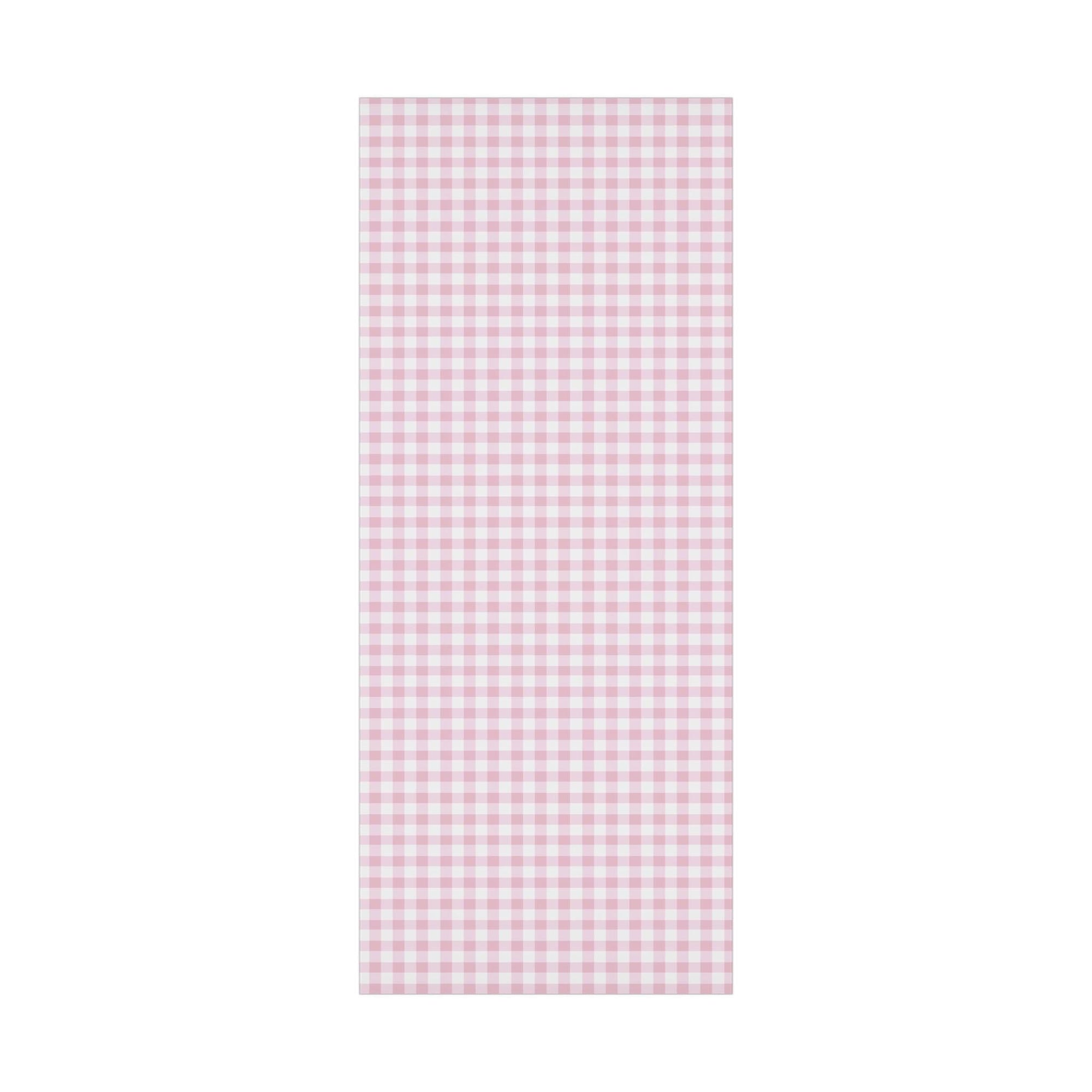 Light Pink Gingham Wrapping Paper
