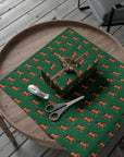 Elegant Horses Pattern Wrapping Paper