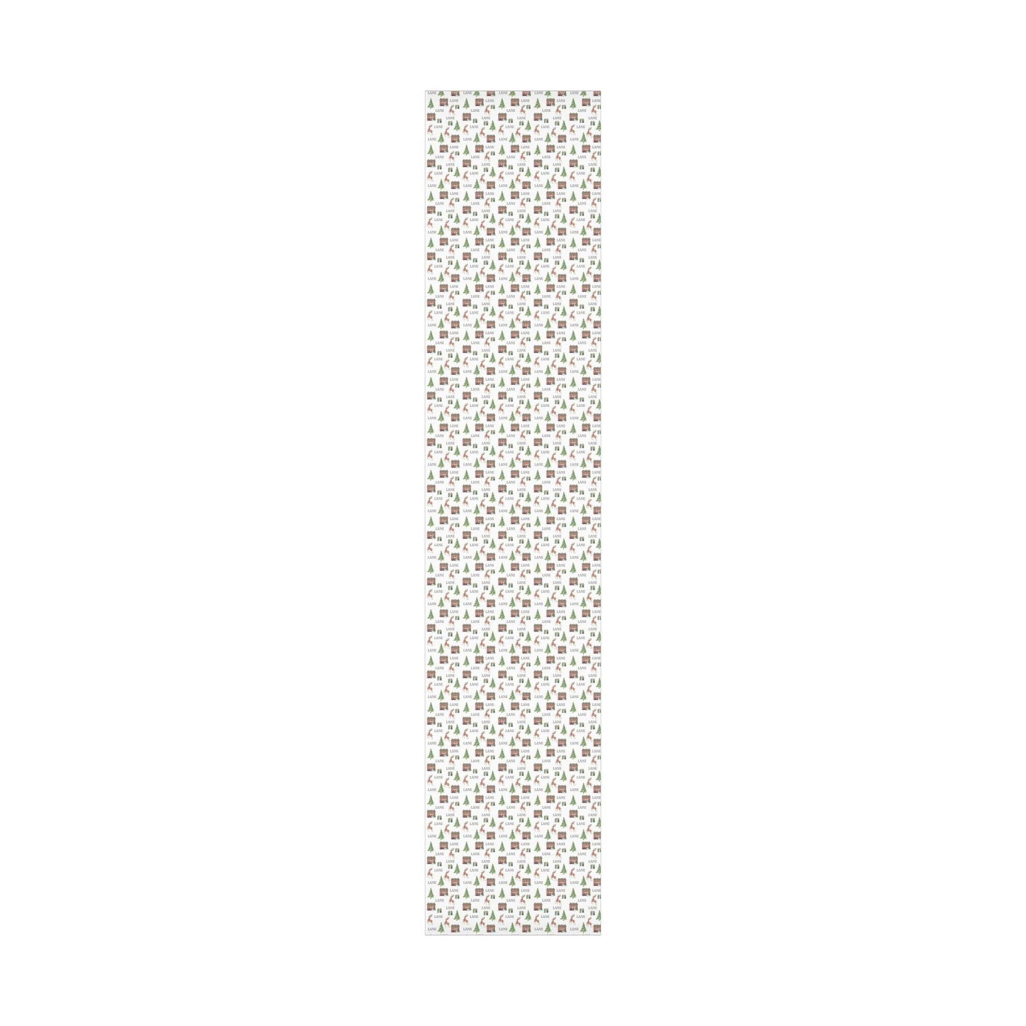 Christmas At Home Personalized Wrapping Paper
