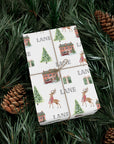 Christmas At Home Personalized Wrapping Paper