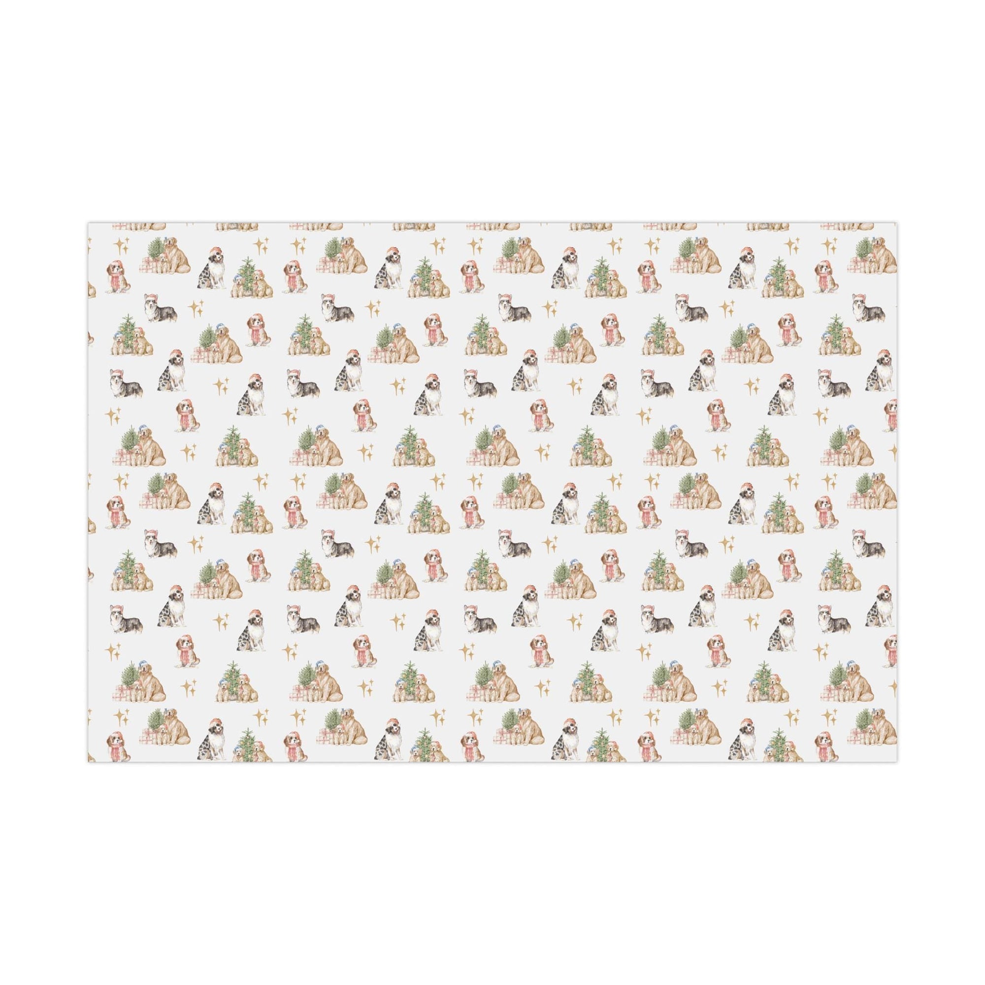 Christmas Dogs Wrapping Paper