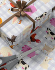 Farm Animals Wrapping Paper