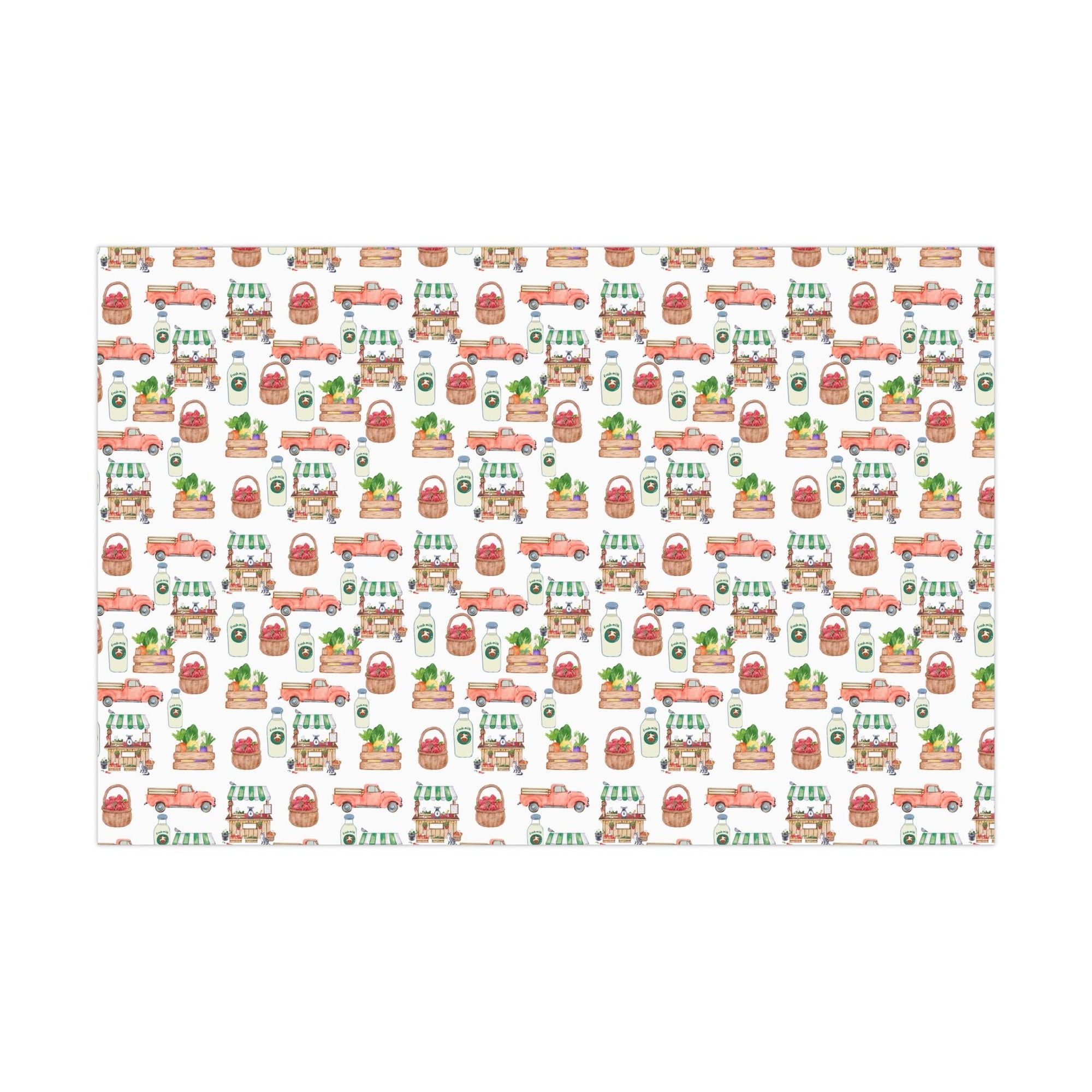 Farmers Market Wrapping Paper