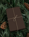 Espresso Brown Wrapping Paper