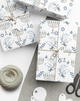 Chinoiserie Hanukkah Wrapping Paper