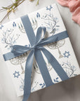 Chinoiserie Hanukkah Wrapping Paper