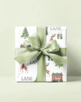 Christmas At Home Personalized Wrapping Paper