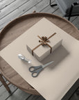 Beige Solid Color Wrapping Paper