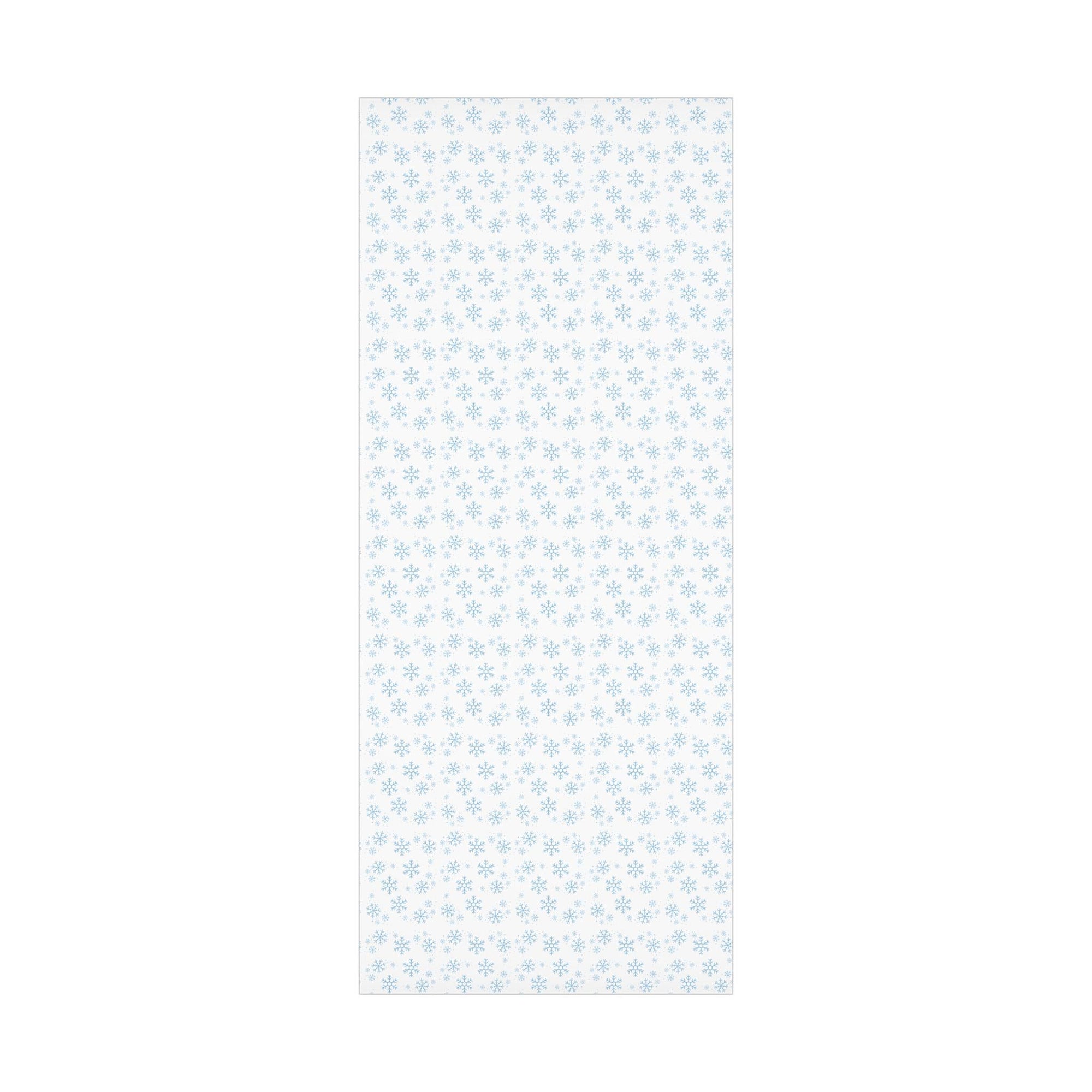 Blue Snowflake Wrapping Paper