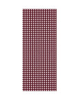 Burgundy Gingham Gift Wrap