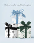 Blue Snowflake Wrapping Paper