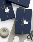 Deep Blue Solid Color Wrapping Paper