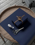 Deep Blue Solid Color Wrapping Paper