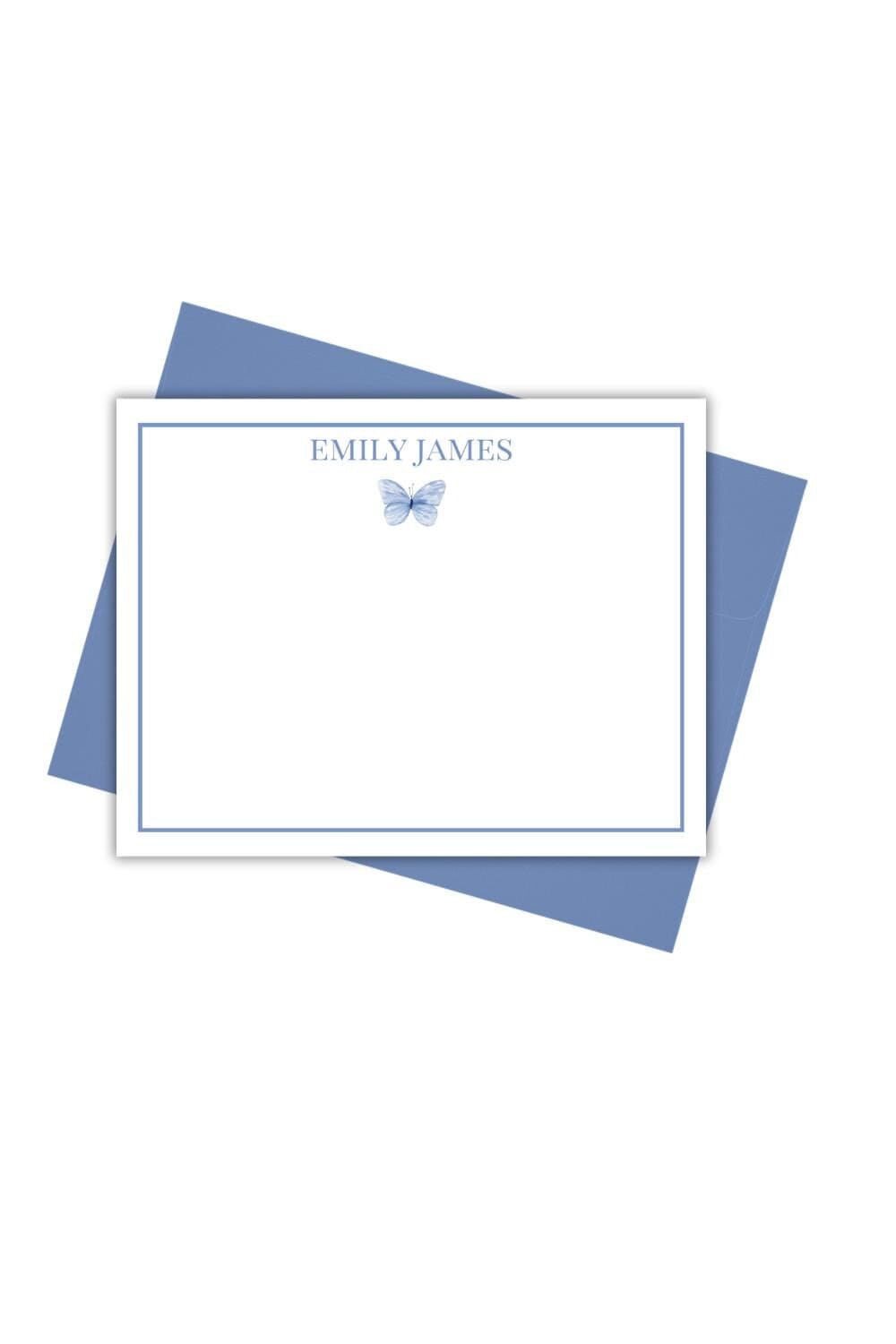 Butterfly Stationery Set - Pink Or Blue