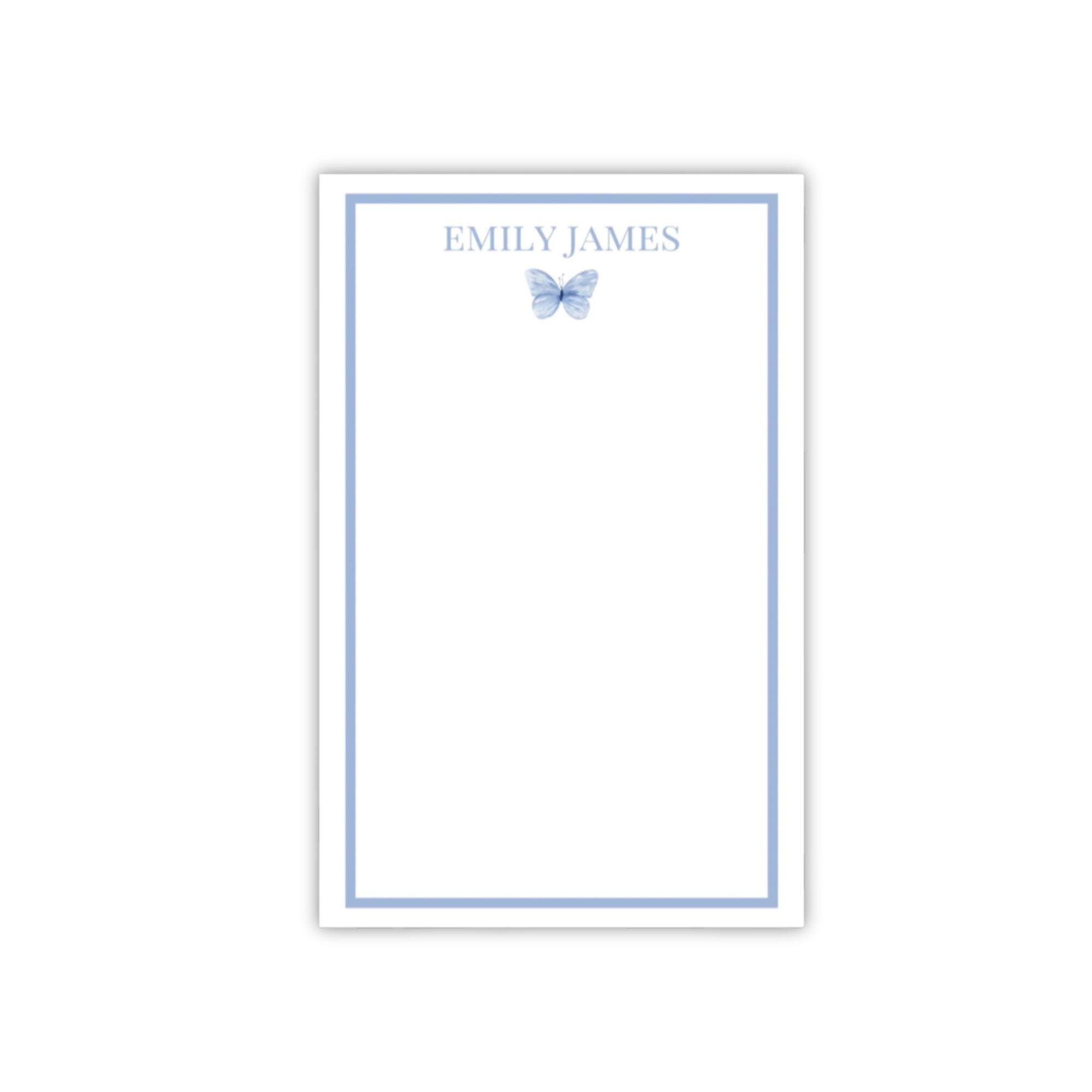 Butterfly Notepad - Pink or Blue