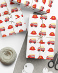 Firetruck Wrapping Paper