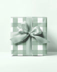Light Green Striped Wrapping Paper