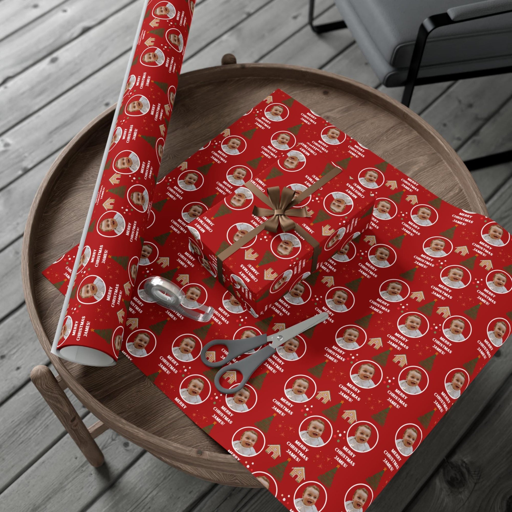Christmas Photo Wrapping Paper