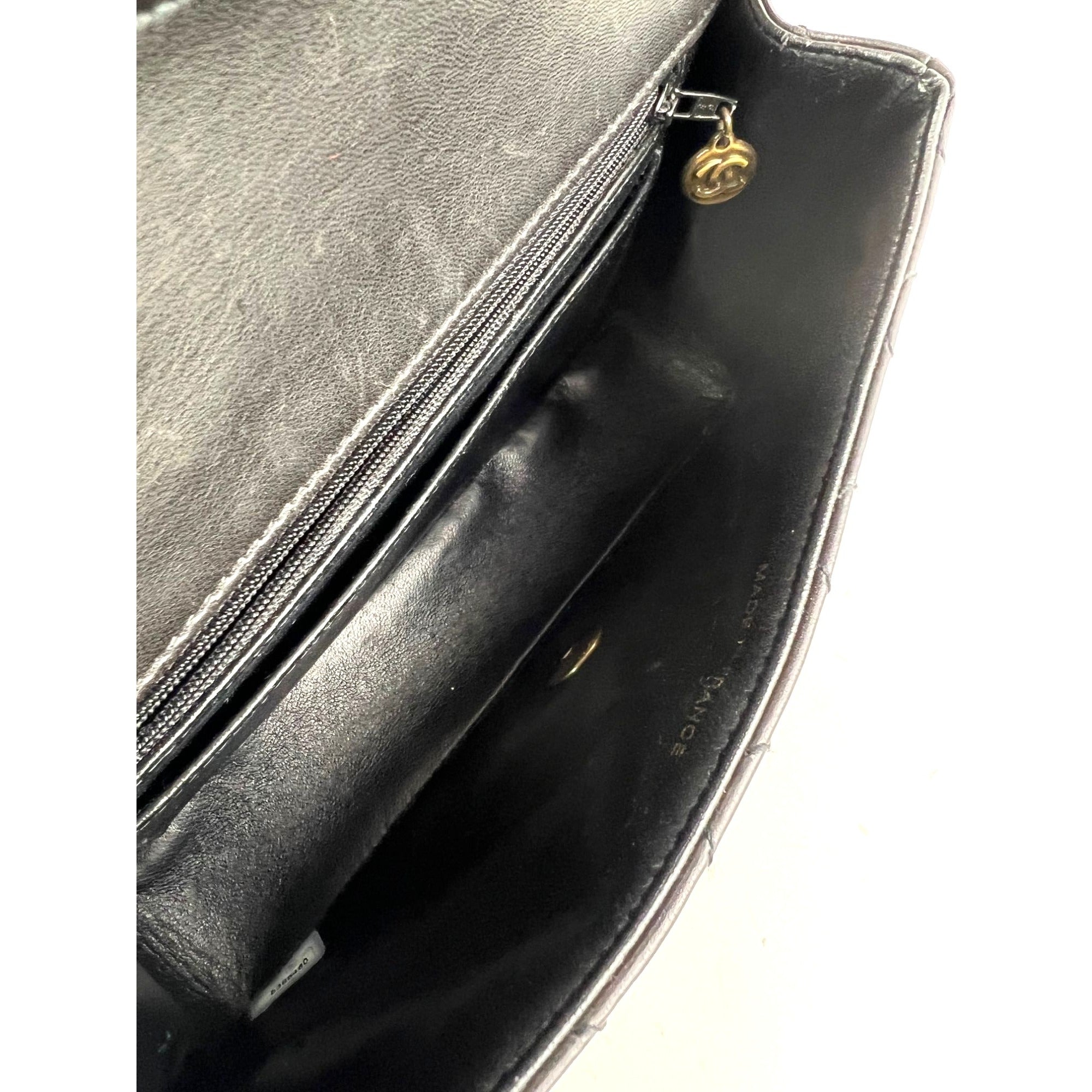 Chanel Vintage Quilted Lambskin Classic Single Flap Bag