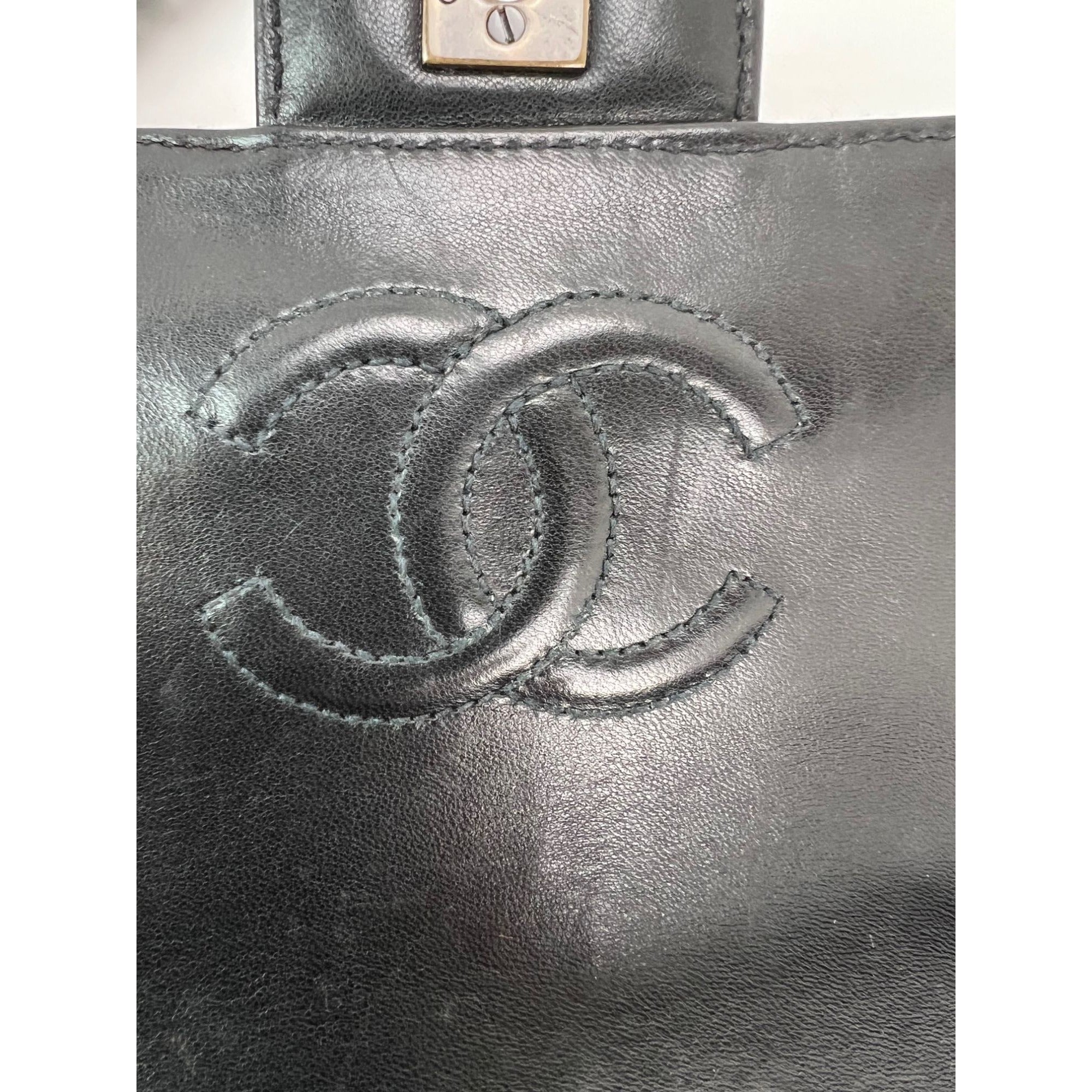 Chanel Vintage Quilted Lambskin Classic Single Flap Bag