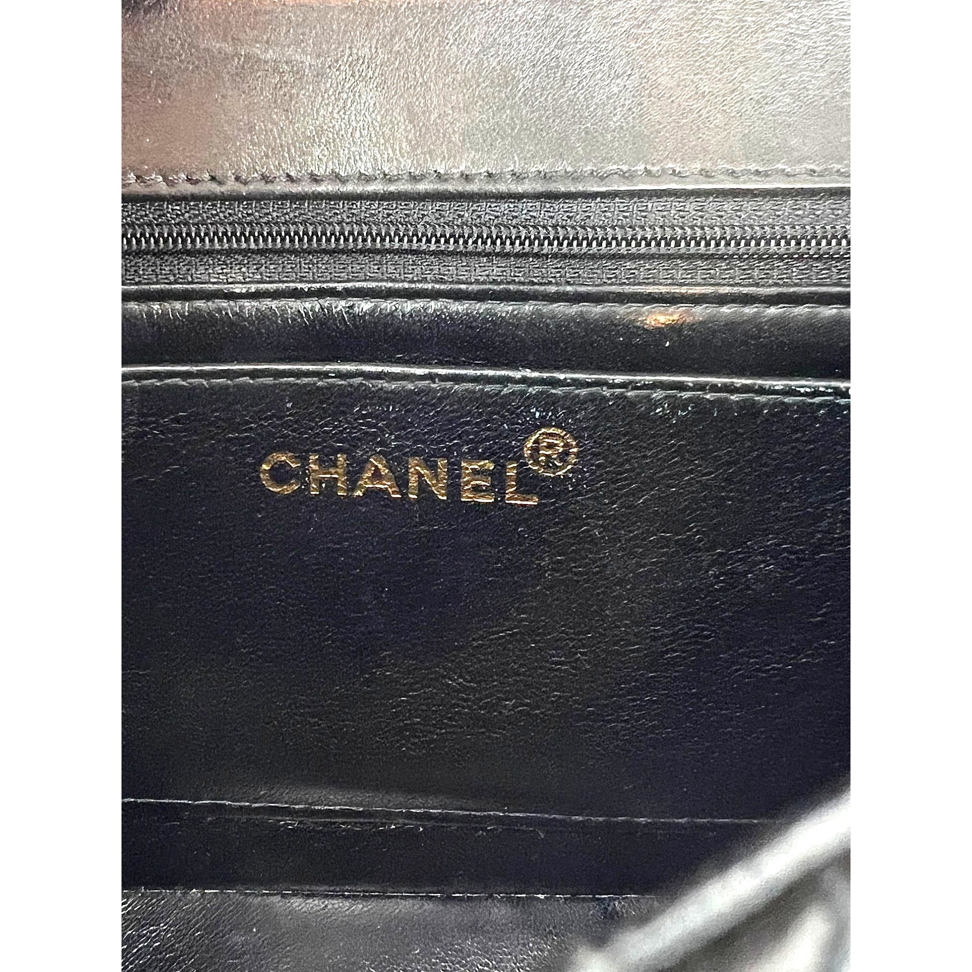 Chanel Vintage Quilted Lambskin Classic Single Flap Bag