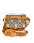 Gucci XKai GG Supreme Slim Vintage Sun Oil Bear Belt Sling Bag
