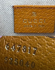 Gucci XKai GG Supreme Slim Vintage Sun Oil Bear Belt Sling Bag